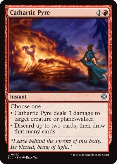 Cathartic Pyre Commander: Lorwyn Eclipsed Magic card