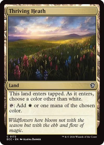 Thriving Heath Commander: Lorwyn Eclipsed Magic card