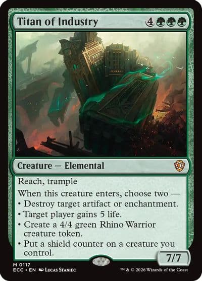 Titan of Industry Commander: Lorwyn Eclipsed Magic card