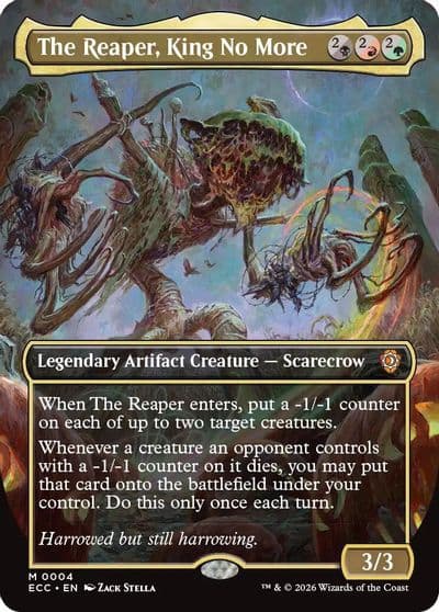 The Reaper King No More Borderless Commander: Lorwyn Eclipsed Magic card