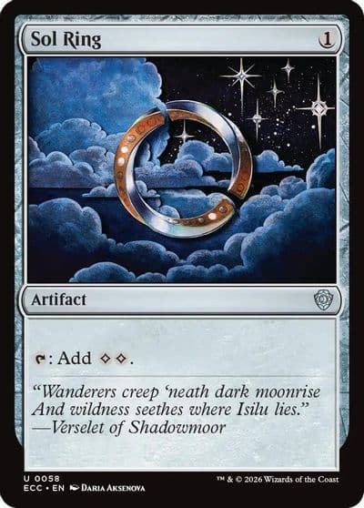 Sol Ring 0058 Commander: Lorwyn Eclipsed Magic card