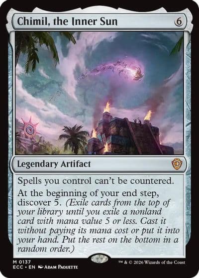 Chimil the Inner Sun Commander: Lorwyn Eclipsed Magic card