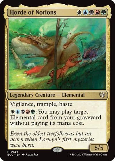 Horde of Notions Commander: Lorwyn Eclipsed Magic card