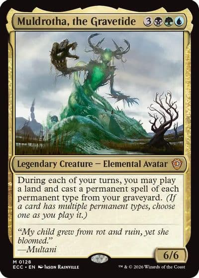 Muldrotha the Gravetide Commander: Lorwyn Eclipsed Magic card