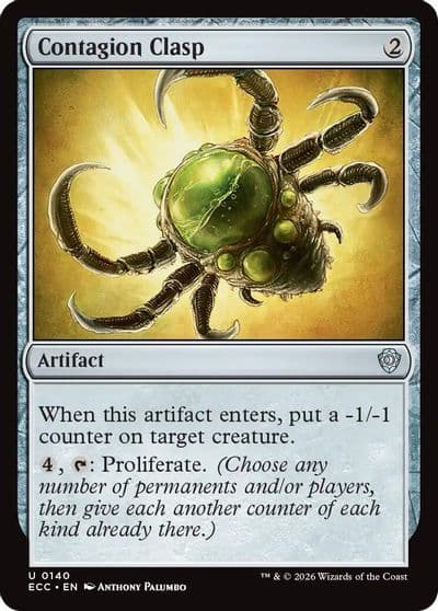 Contagion Clasp Commander: Lorwyn Eclipsed Magic card