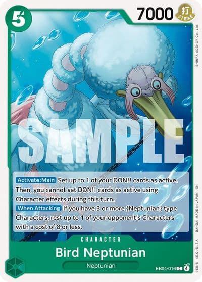 Bird Neptunian The Azure Sea's Seven One Piece card