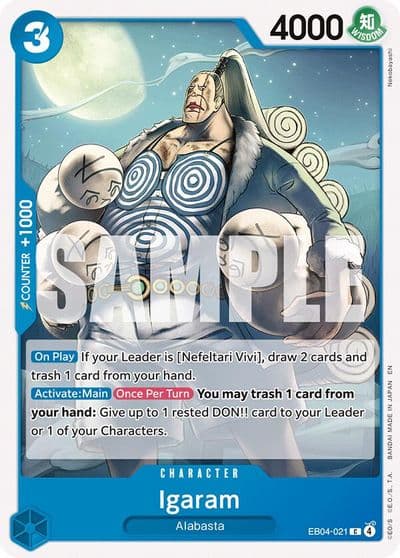 Igaram The Azure Sea's Seven One Piece card