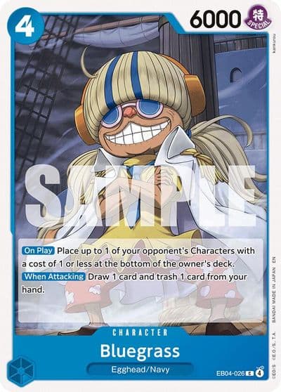 Bluegrass The Azure Sea's Seven One Piece card