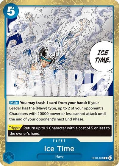 Ice Time The Azure Sea's Seven One Piece card