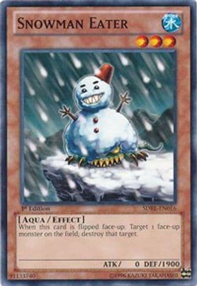 Snowman Eater Structure Deck: Realm of the Sea Emperor Yu-Gi-Oh! card