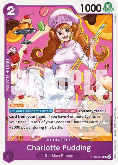 Charlotte Pudding The Azure Sea's Seven One Piece card