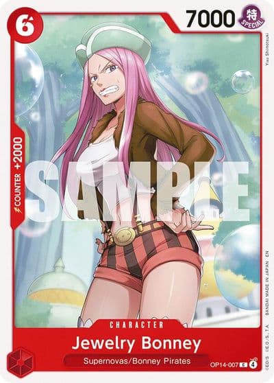 Jewelry Bonney The Azure Sea's Seven One Piece card