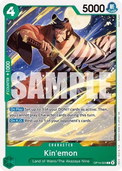 Kinemon The Azure Sea's Seven One Piece card