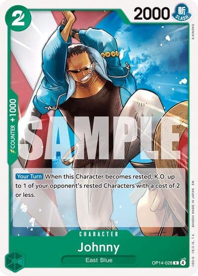 Johnny The Azure Sea's Seven One Piece card