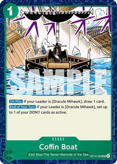 Coffin Boat The Azure Sea's Seven One Piece card