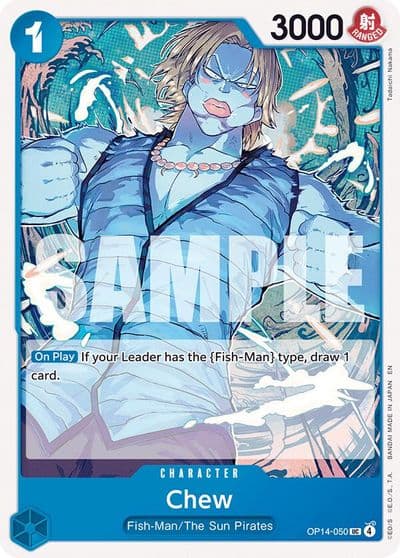 Chew The Azure Sea's Seven One Piece card