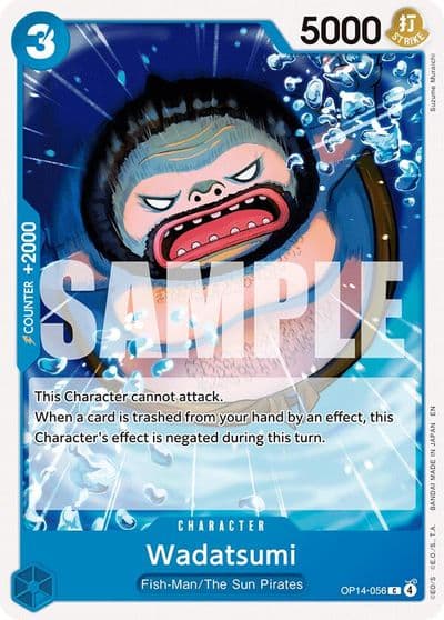 Wadatsumi The Azure Sea's Seven One Piece card