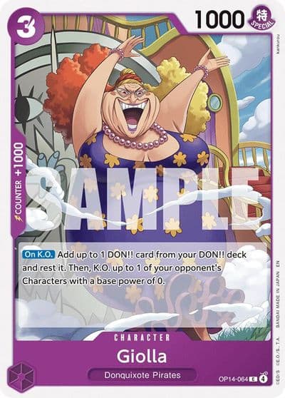 Giolla The Azure Sea's Seven One Piece card