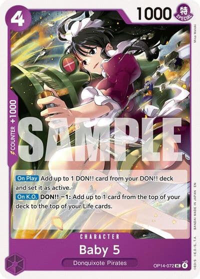 Baby 5 The Azure Sea's Seven One Piece card