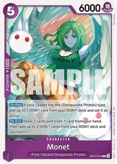 Monet The Azure Sea's Seven One Piece card