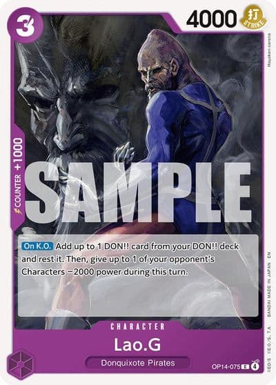 LaoG The Azure Sea's Seven One Piece card
