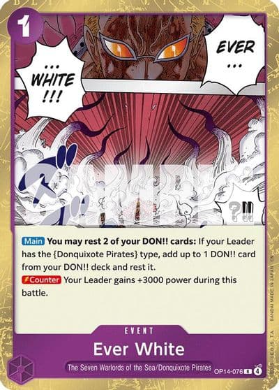 Ever White The Azure Sea's Seven One Piece card