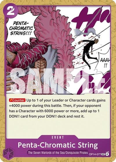 Penta Chromatic String The Azure Sea's Seven One Piece card