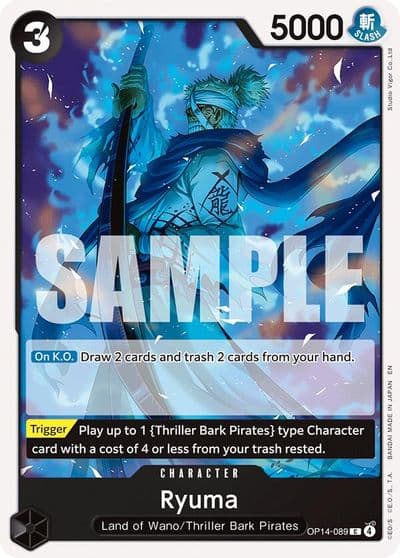 Ryuma The Azure Sea's Seven One Piece card