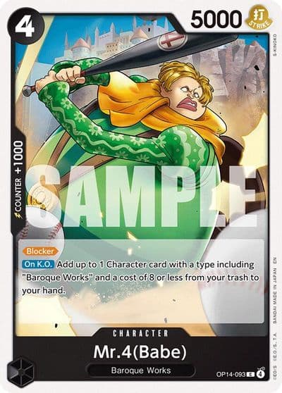 Mr4Babe The Azure Sea's Seven One Piece card