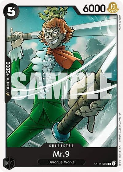 Mr9 The Azure Sea's Seven One Piece card