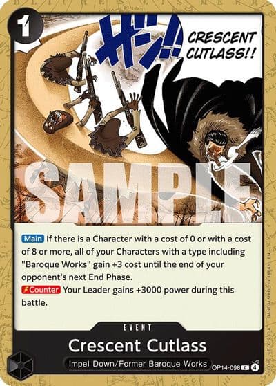 Crescent Cutlass The Azure Sea's Seven One Piece card