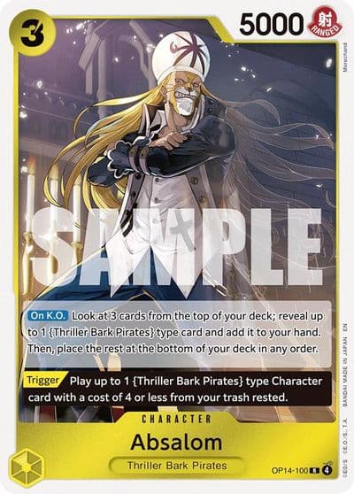 Absalom The Azure Sea's Seven One Piece card