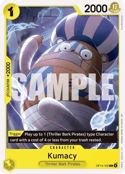 Kumacy The Azure Sea's Seven One Piece card