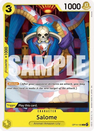 Salome The Azure Sea's Seven One Piece card