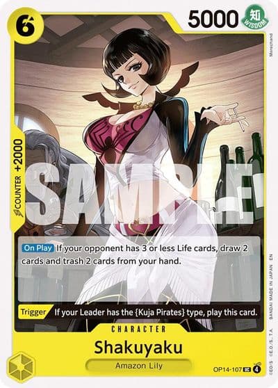 Shakuyaku The Azure Sea's Seven One Piece card