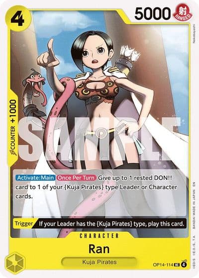 Ran The Azure Sea's Seven One Piece card