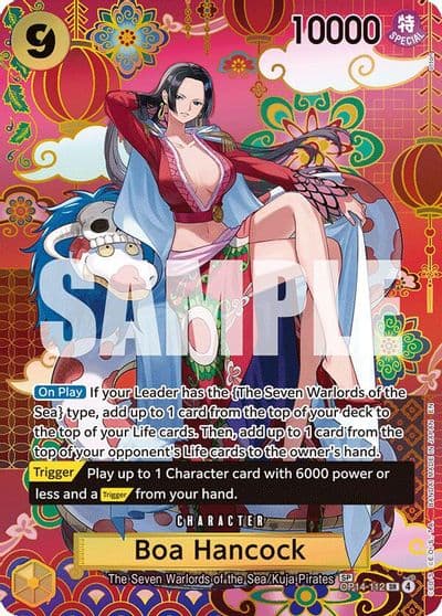 Boa Hancock OP14 112 SP The Azure Sea's Seven One Piece card