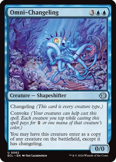 Omni Changeling Lorwyn Eclipsed Magic card