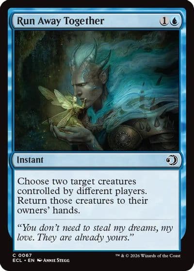Run Away Together Lorwyn Eclipsed Magic card