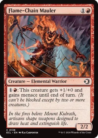 Flame Chain Mauler Lorwyn Eclipsed Magic card