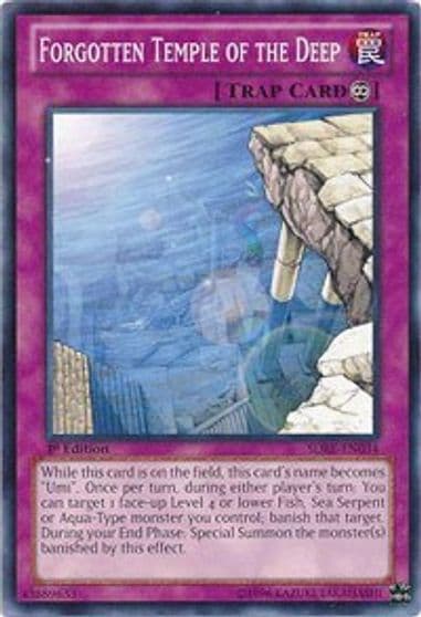 Forgotten Temple of the Deep Structure Deck: Realm of the Sea Emperor Yu-Gi-Oh! card