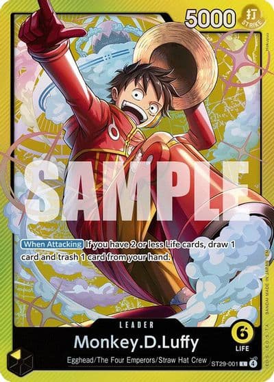 MonkeyDLuffy 001 Starter Deck 29: Egghead One Piece card