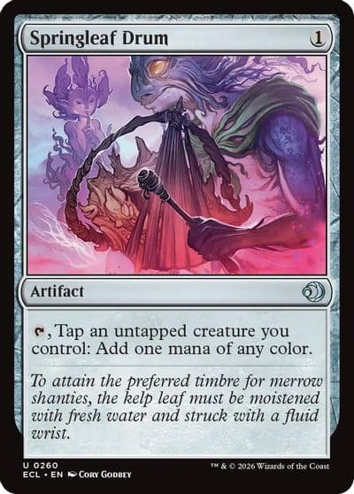 Springleaf Drum Lorwyn Eclipsed Magic card