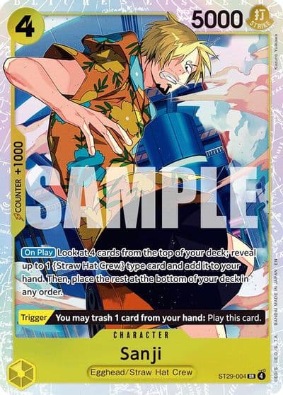 Sanji Starter Deck 29: Egghead One Piece card