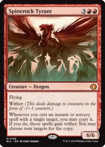 Spinerock Tyrant Lorwyn Eclipsed Magic card
