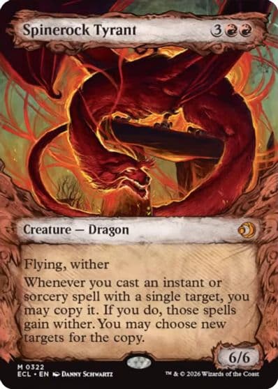 Spinerock Tyrant 0322 Showcase Lorwyn Eclipsed Magic card