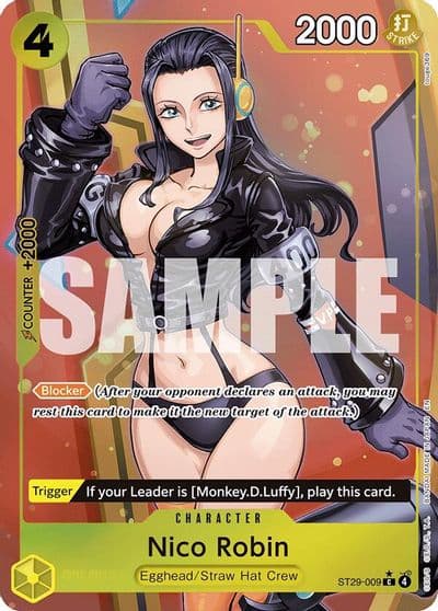 Nico Robin Full Art Starter Deck 29: Egghead One Piece card