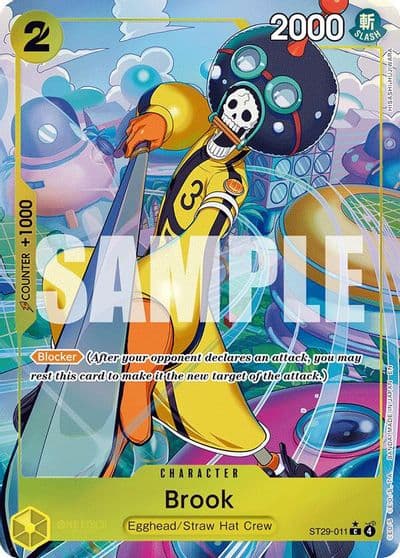 Brook Full Art Starter Deck 29: Egghead One Piece card