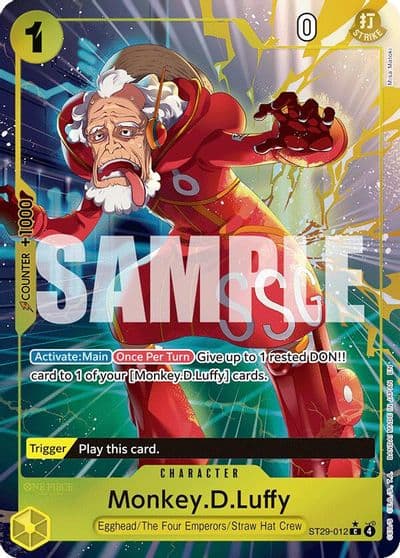 MonkeyDLuffy 012 Full Art Starter Deck 29: Egghead One Piece card
