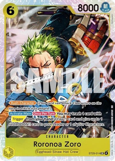 Roronoa Zoro Starter Deck 29: Egghead One Piece card